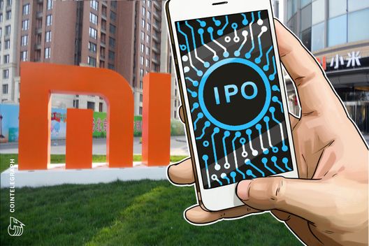  tokenize ipo xiaomi producer smartphone payment options 