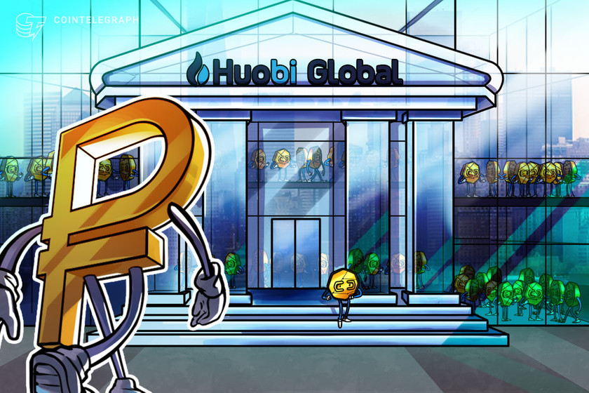 Huobi Global now supports ruble deposits and withdrawals