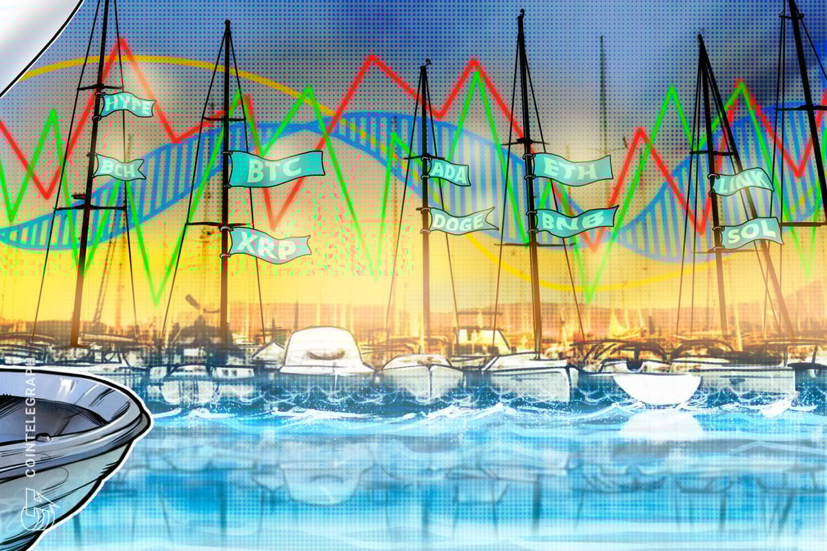 Price predictions 1/7: BTC, ETH, XRP, BNB, SOL, DOGE, ADA, BCH, LINK, HYPE