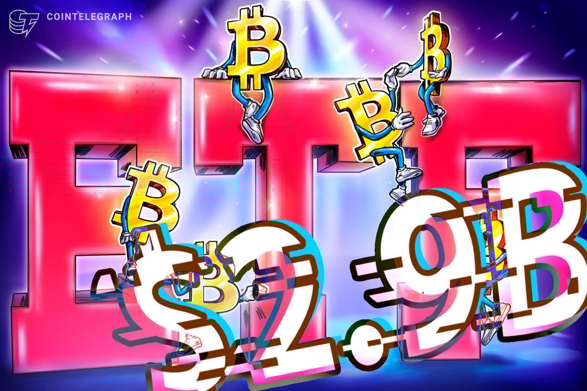 Spot Bitcoin ETF outflows total $2.9B as BTC price drops to new 2026 low