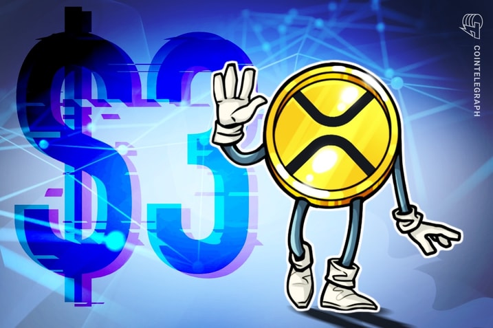 XRP 飙升至 3 美元并站稳，谷歌搜索量超越比特币