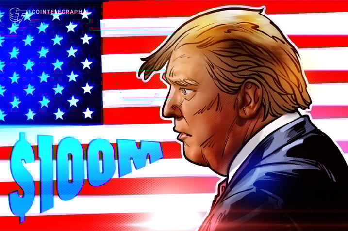 特朗普相关的 WLF 在就职当日购入了超过1亿美元的加密代币