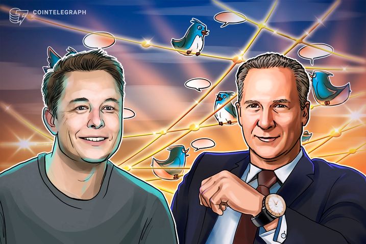 Elon Musk diz que BTC e ETH tem preços ‘altos’ enquanto ‘alfineta’ Peter Schiff