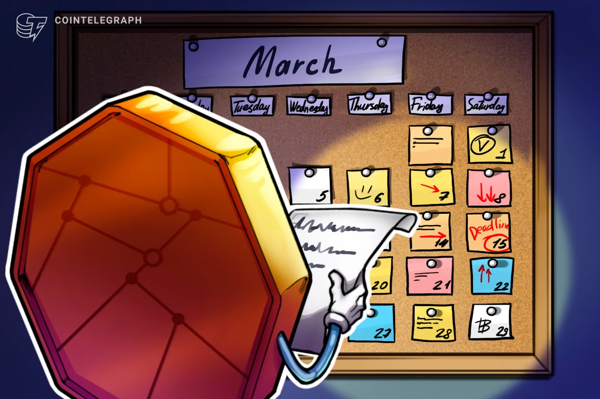 9 eventos que podem causar turbulência nas criptomoedas para ficar de olho em março