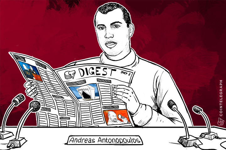 JUL 3 DIGEST: Escort Teaches Other Escorts about Bitcoin; BNP Paribas Calls Bitcoin a Disruptive Invention