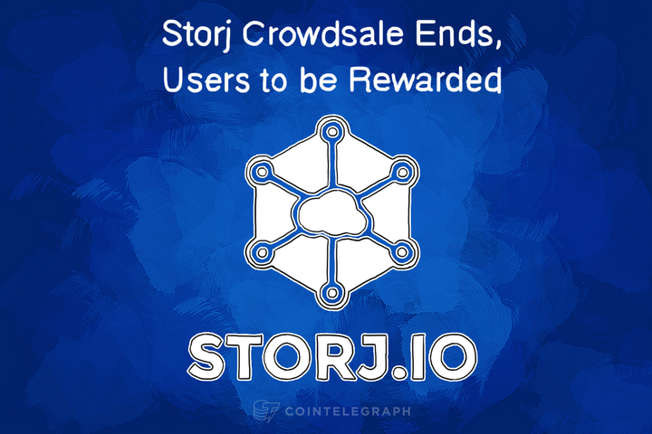 Storj Crowdsale Ends, Users to be Rewarded