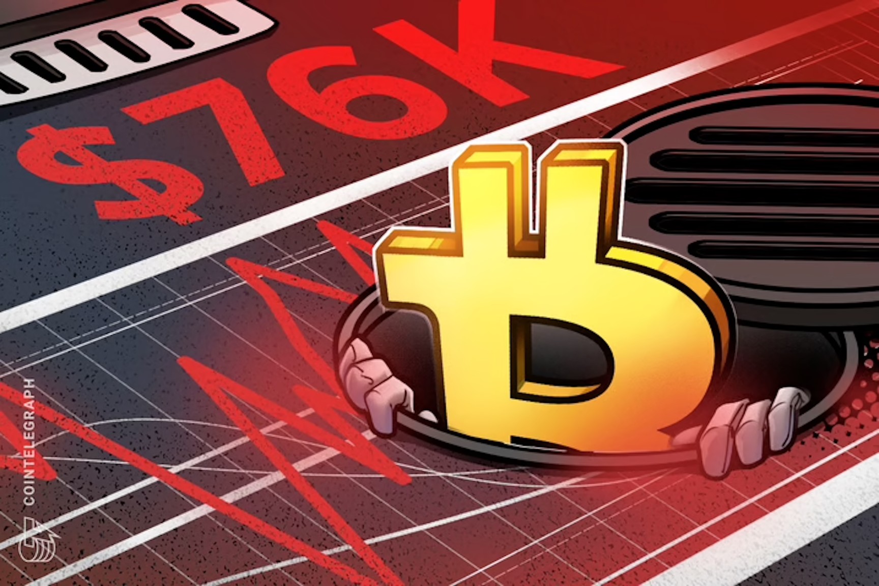 Analistas que previram queda do Bitcoin para US$ 74.600 apontam último suporte do BTC antes do mercado de baixa
