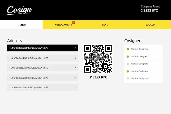 Cosign to Introduce a New Standard for Bitcoin Wallet Security