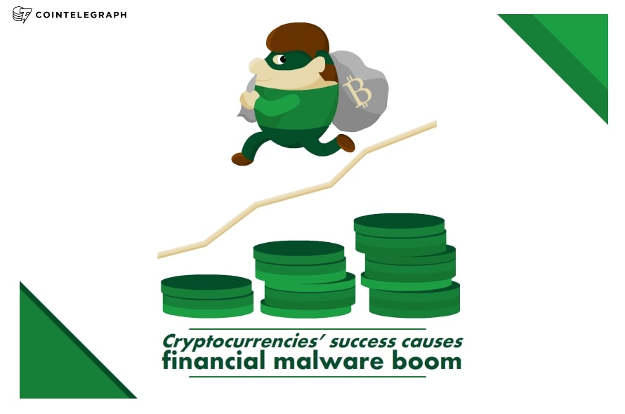 Cryptocurrencies’ success causes financial malware boom