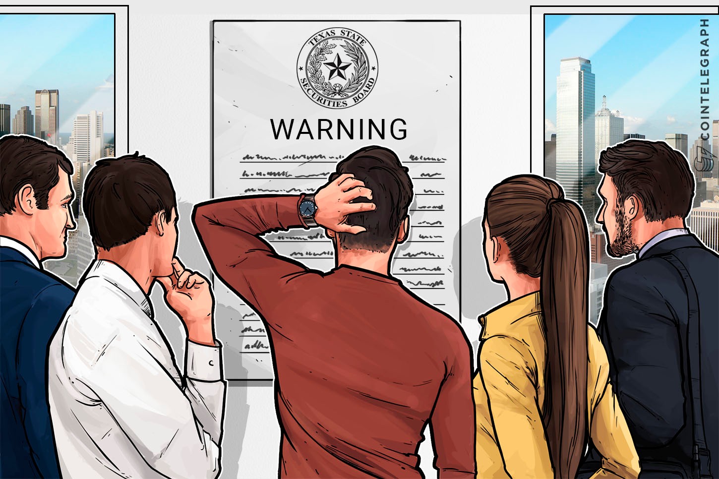 Reguladores do Texas inspecionam 32 cripto promovedores, alertam sobre 'fraude conjunta'