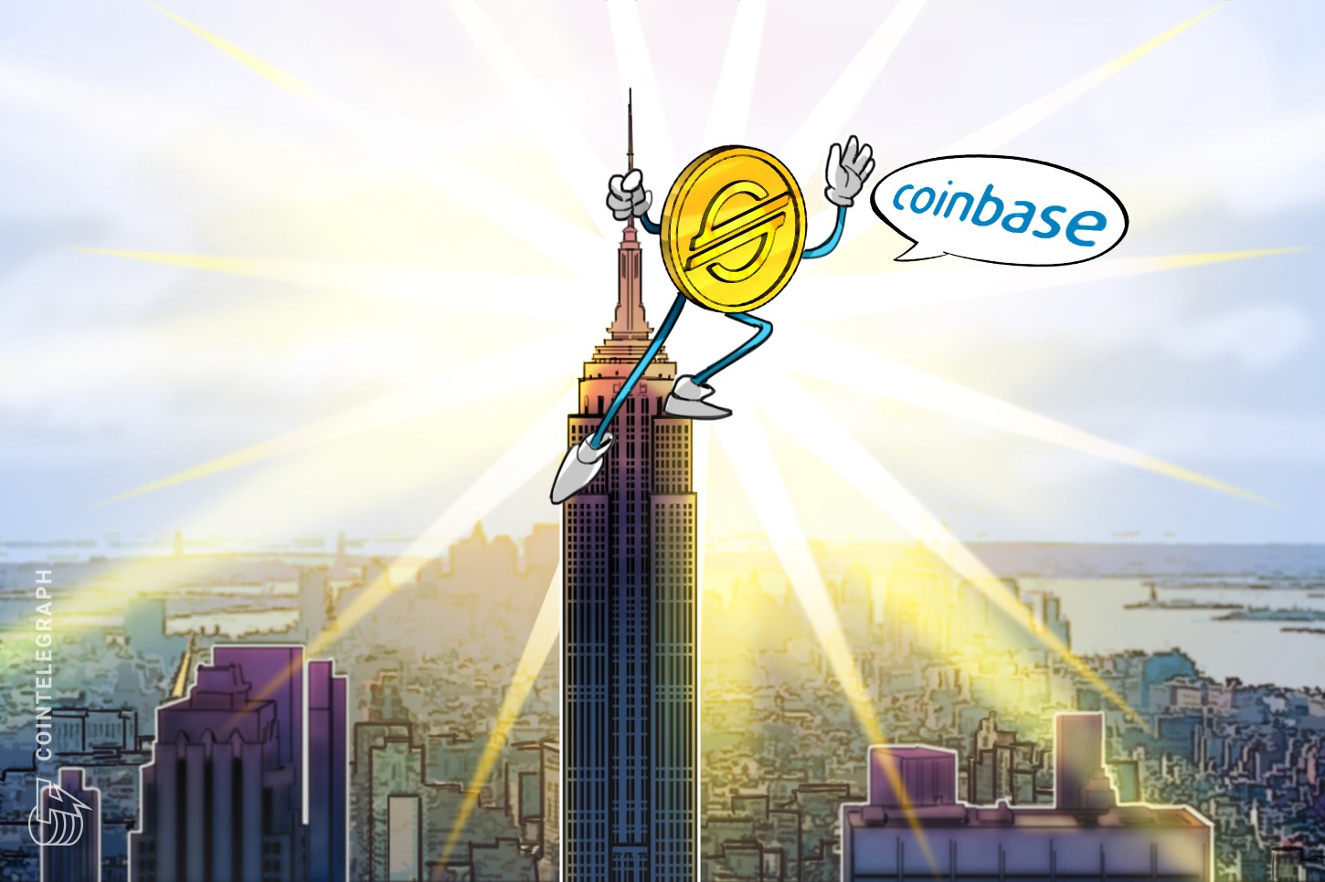 Coinbase lanza el comercio de Stellar Lumens (XLM) en el estado de Nueva York