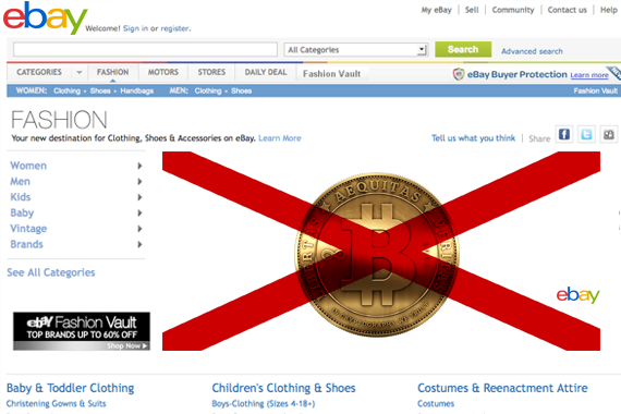 eBay acts against Bitcoin