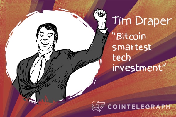 Tim Draper “Bitcoin smartest tech investment”