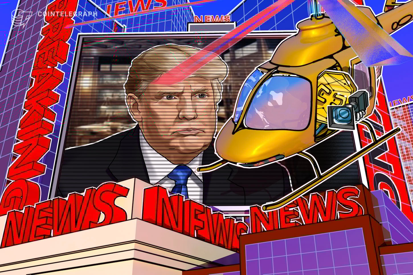 Presidente Donald Trump publica tweets em oposição as criptomoedas