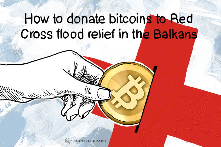 How to donate bitcoins to Red Cross flood relief in the Balkans