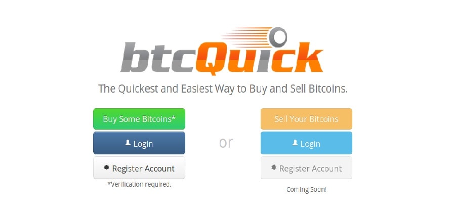 btcQuick – the Quickest Bitcoin Seller