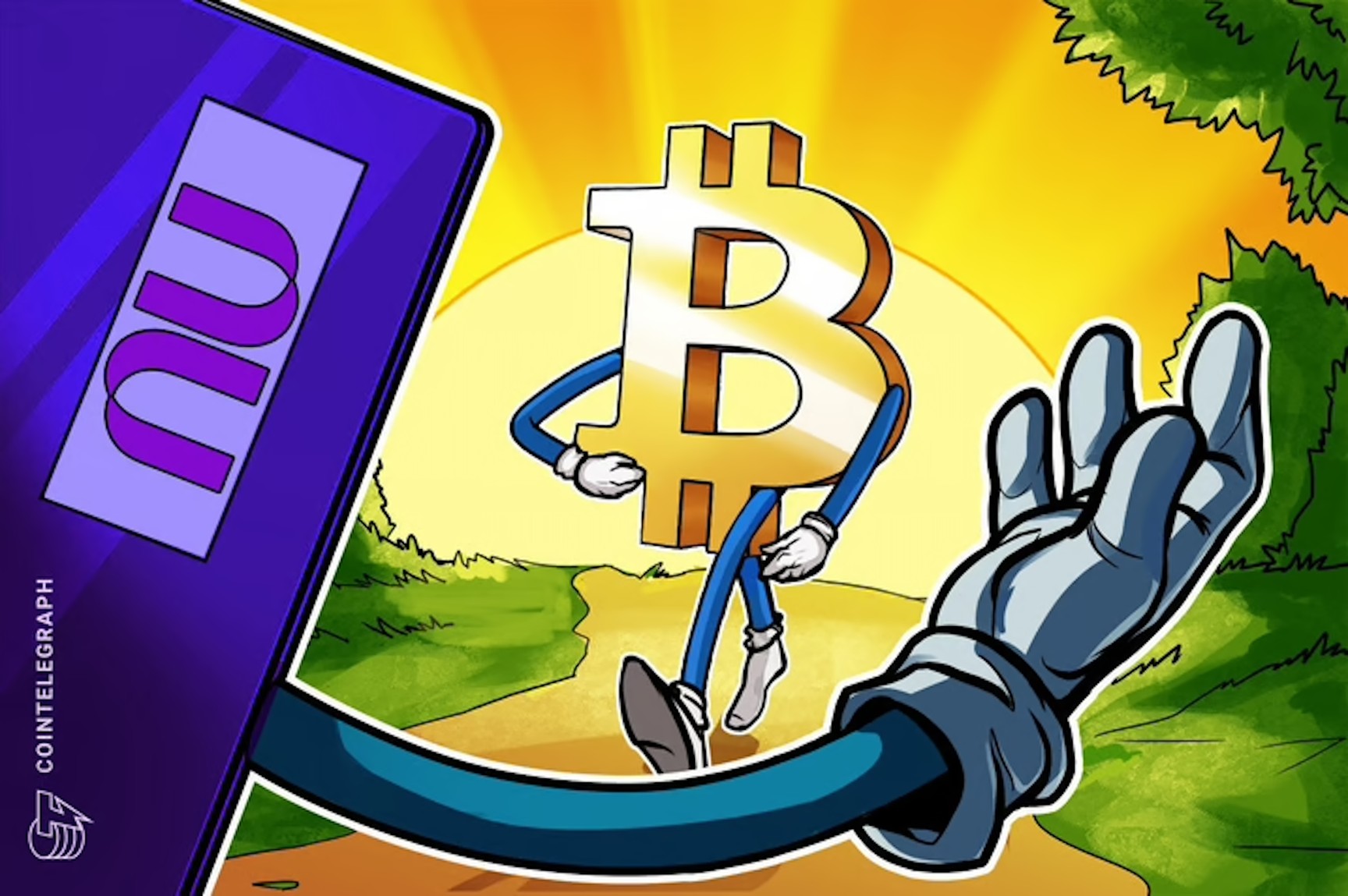 Nubank libera saques e depósitos de Bitcoin, Ethereum e Solana em sua plataforma