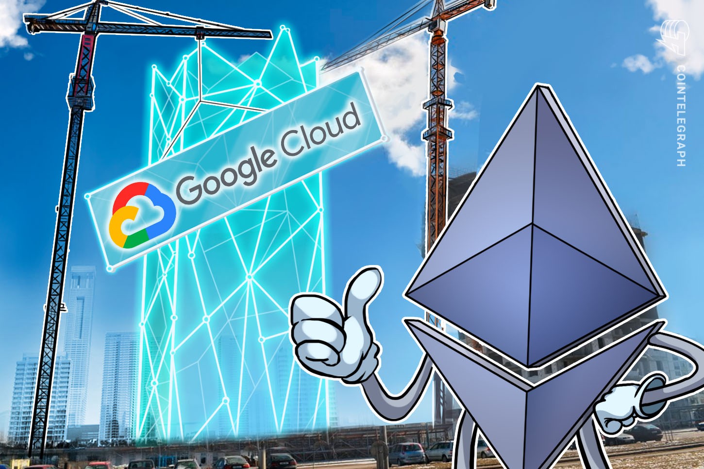 Google Cloud integra oracle de Chainlink en almacén de datos analíticos con soporte de DApp ETH