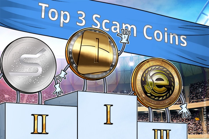 OneCoin Leads Top 3 Scam Coins List, S-Coin, EarthCoin Follow