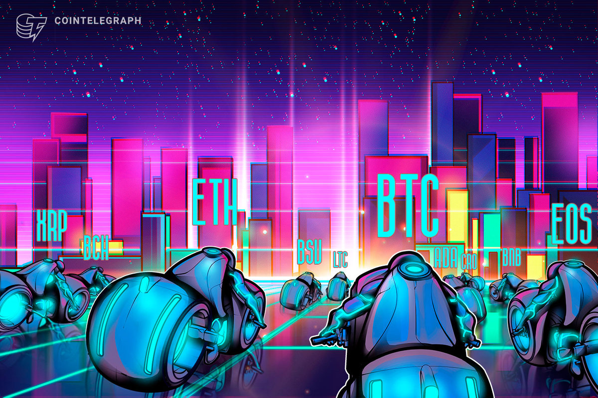 Análise de preços do Top 10 (26/6): BTC, ETH, XRP, BCH, BSV, LTC, BNB, EOS, ADA, CRO