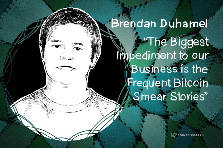 “The Biggest Impediment to our Business is the Frequent Bitcoin Smear Stories” - Brendan Duhamel, Cisonius