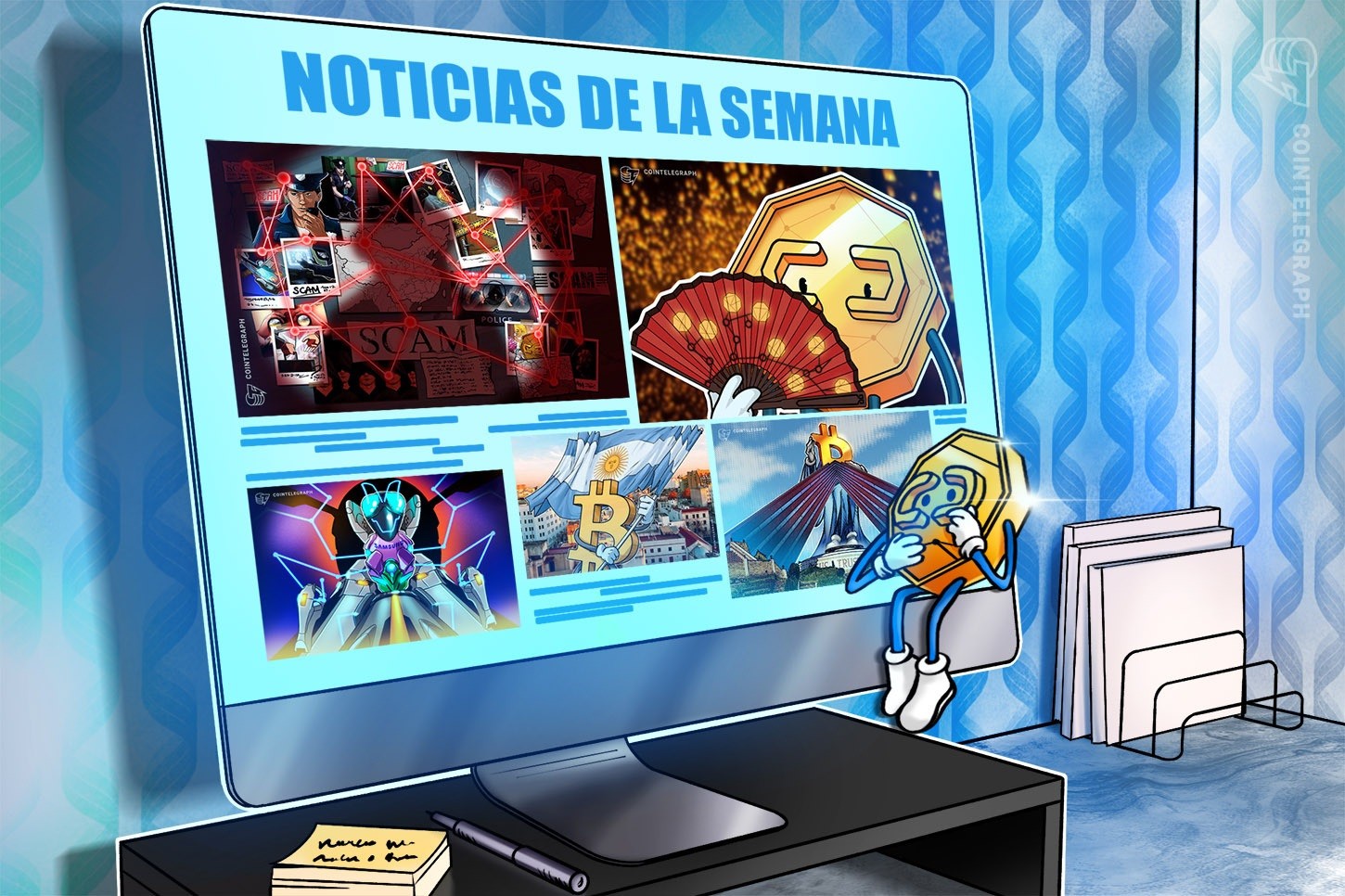 Top criptonoticias de la semana: Samsung utiliza tecnología blockchain, China plantea crear un "yuan asiático", El Salvador en busca de inversiones para la Ciudad Bitcoin, Interpol crea unidad contra el criptodelito, y más.