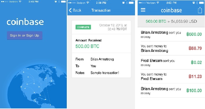 Coinbase Enters the Smartphones of Bitcoin Users