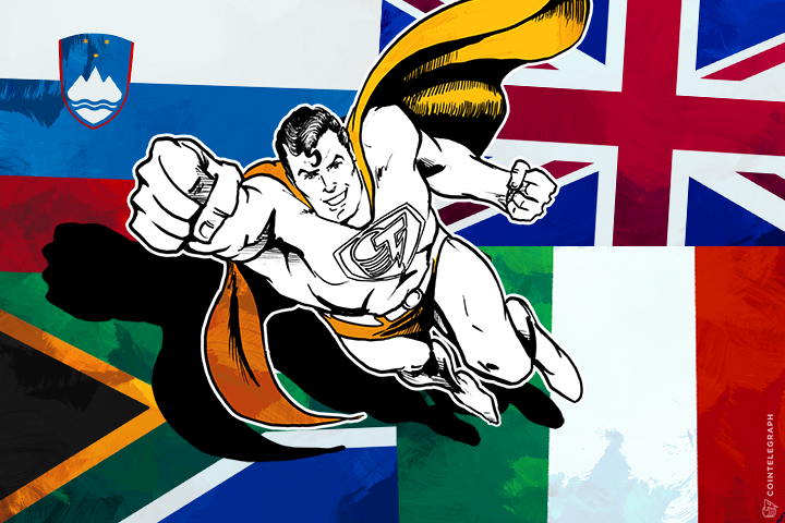 Cointelegraph Media Group Launches Regional Publications in South Africa, Italy, UK and Slovenia