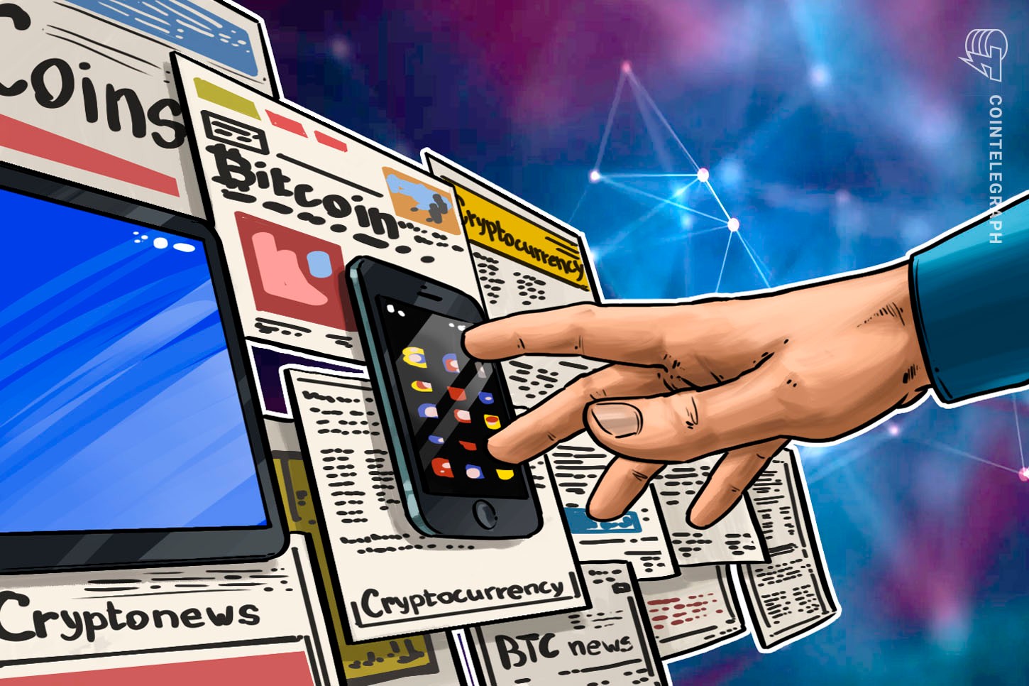 Estudio: criptocobertura en los medios de comunicación alcanzó su máximo tras la caída del mercado