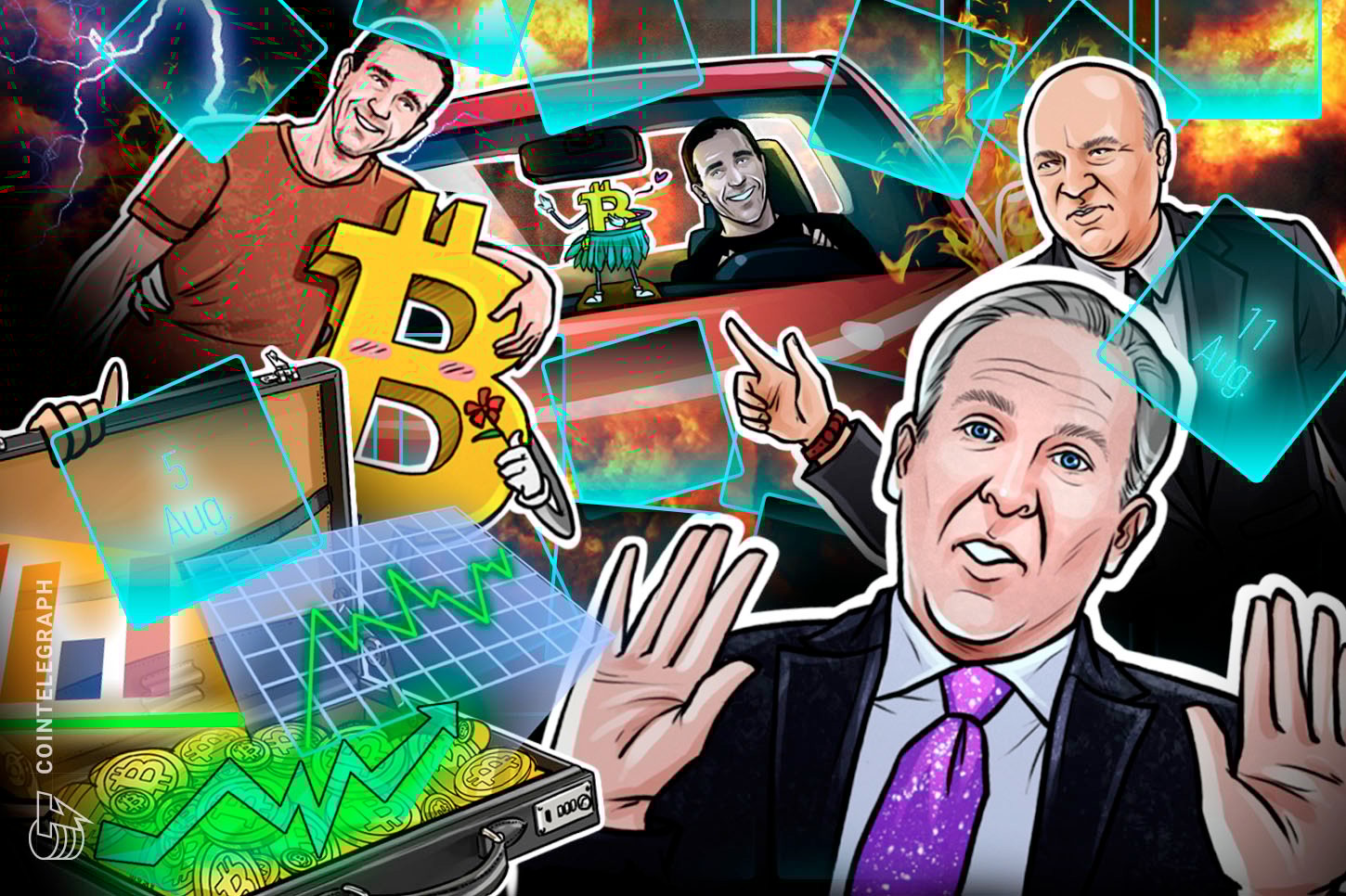 Hodler’s Digest, Aug. 5–11: Naughty North Korea, India’s Bombshell, LTC Flops