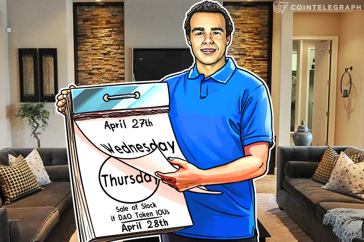 Slock.it DAO Token IOUs To Go On Sale Thursday