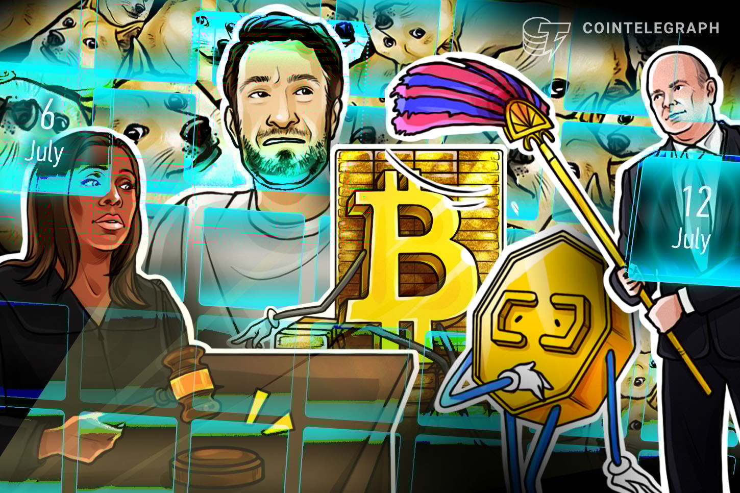 Dogecoin Surges, Coinbase Rumors, Brave Legal Threats: Hodler’s Digest, July 6–12