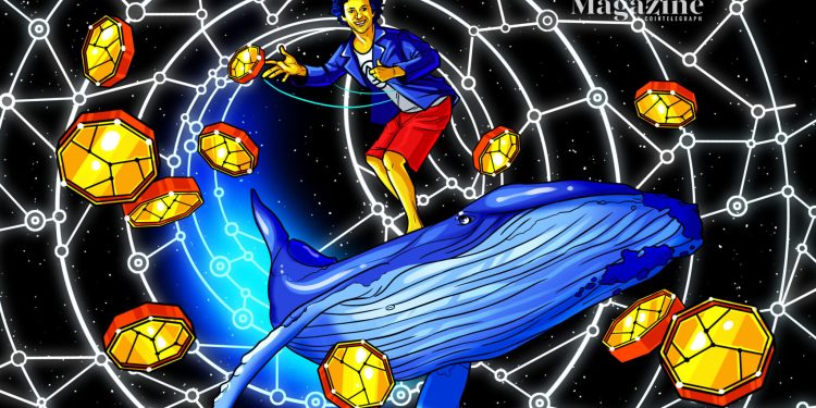 Baleias compram mais de 100 mil Bitcoins dos investidores que com medo venderam seu Bitcoin quando o preço caiu