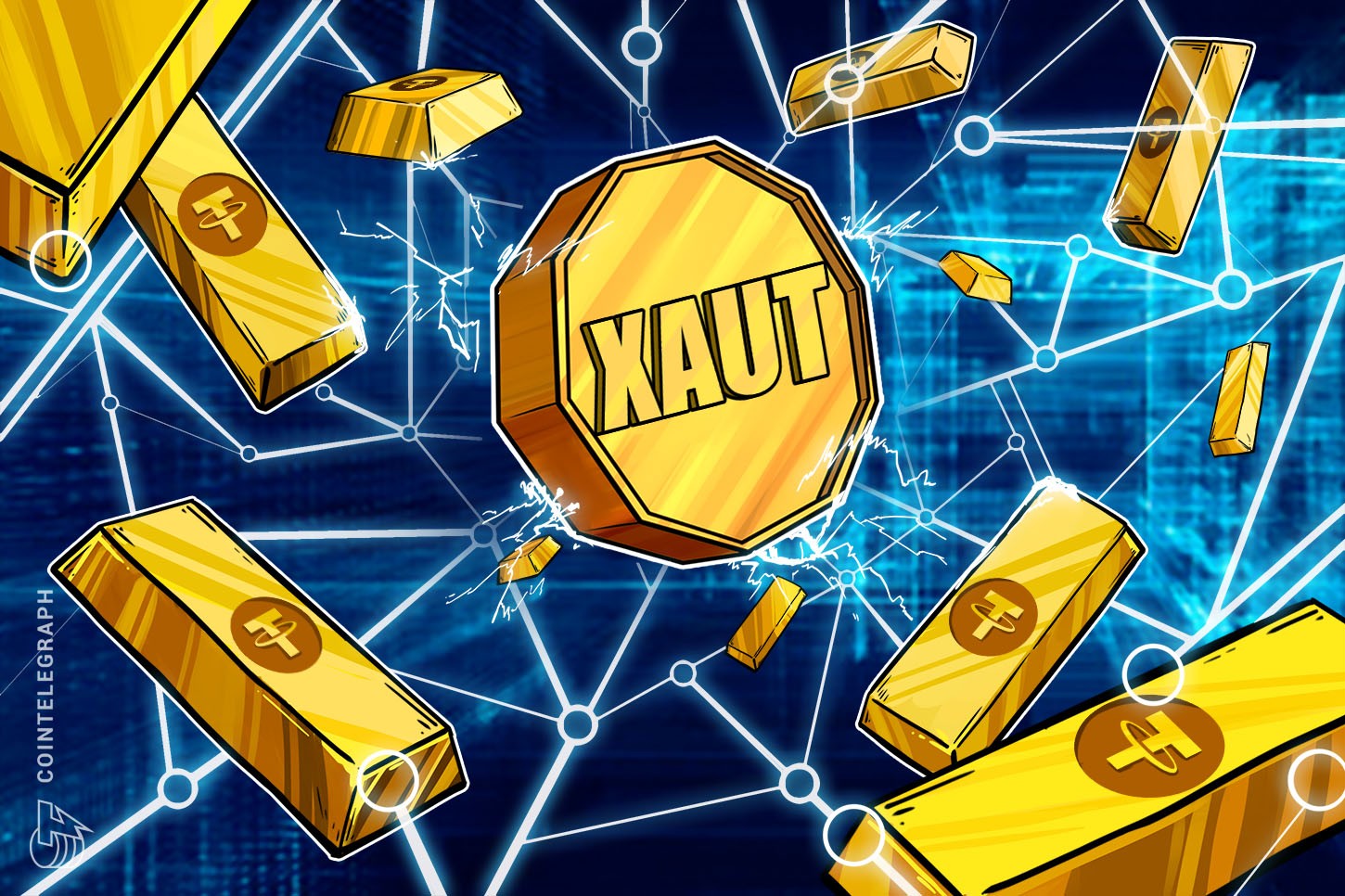 Stablecoin apoiada em ouro da Tether confirma alta demanda enquanto preço da commodity dispara