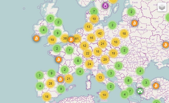 CoinMap popularity growth 