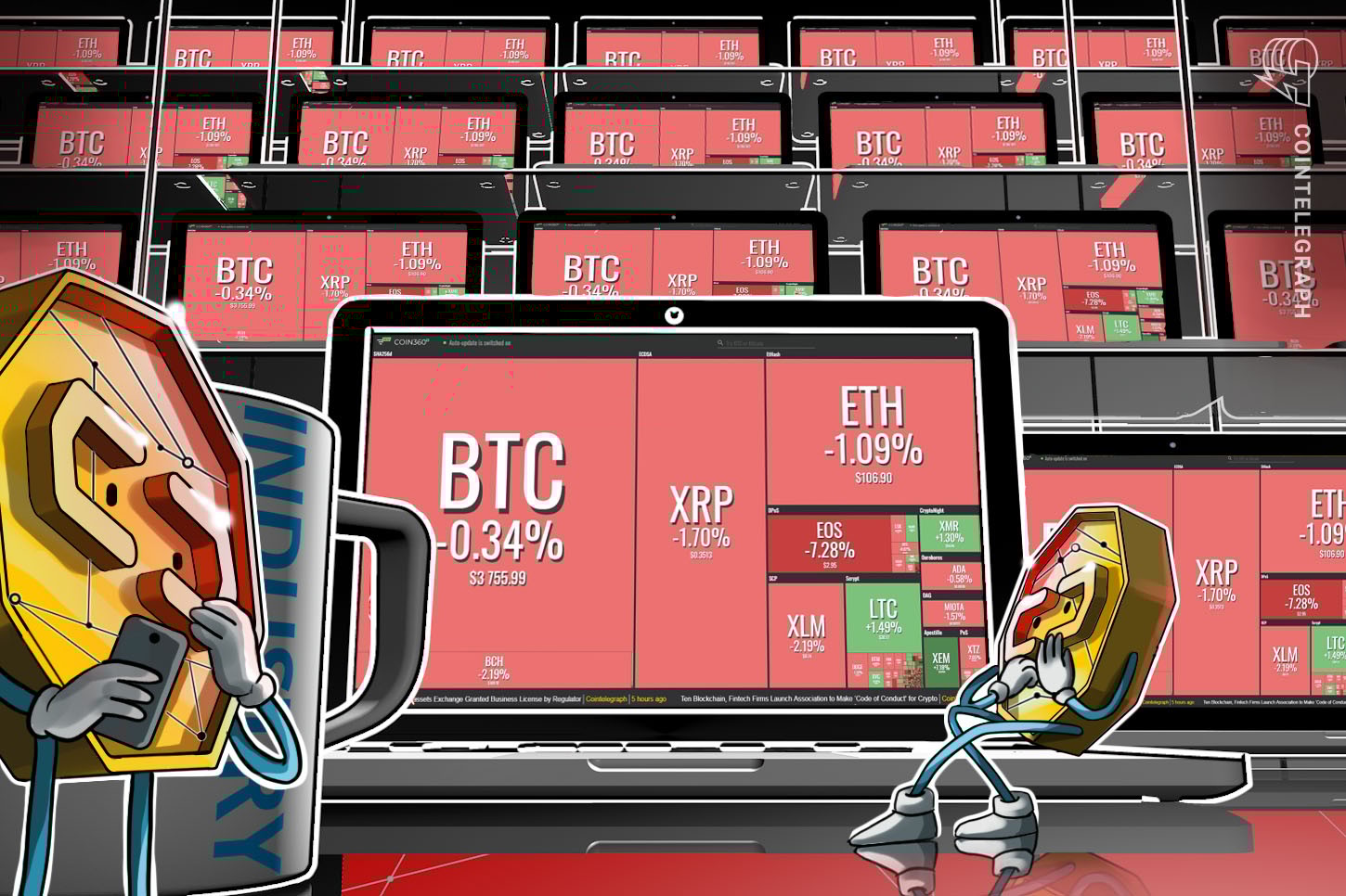 الأسواق تفشل في محاولة ارتداد قوية، وبعض العملات البديلة تشهد مكاسب يومية ملحوظة