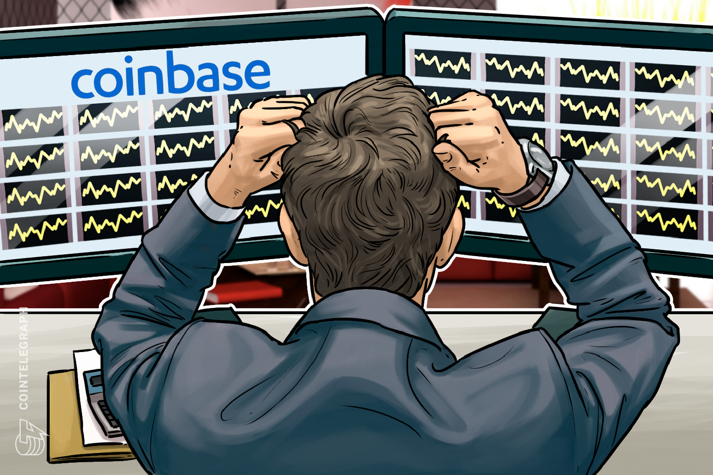 El exchange Coinbase quedó fuera de línea debido a un pico de tráfico 5 veces mayor durante la subida de Bitcoin