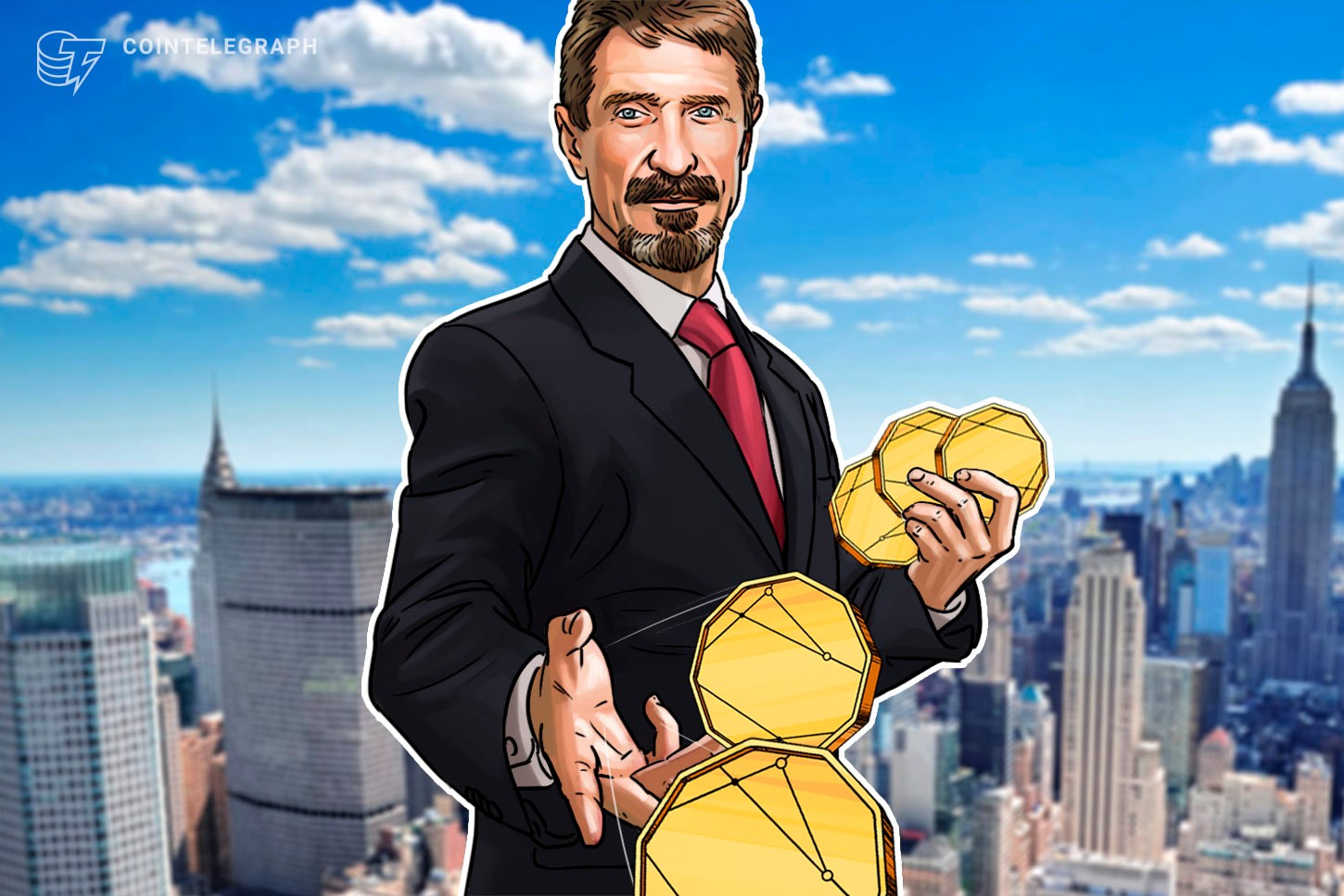 'No quiero ser presidente': John McAfee promocionará exclusivamente criptomonedas en comicios 2020