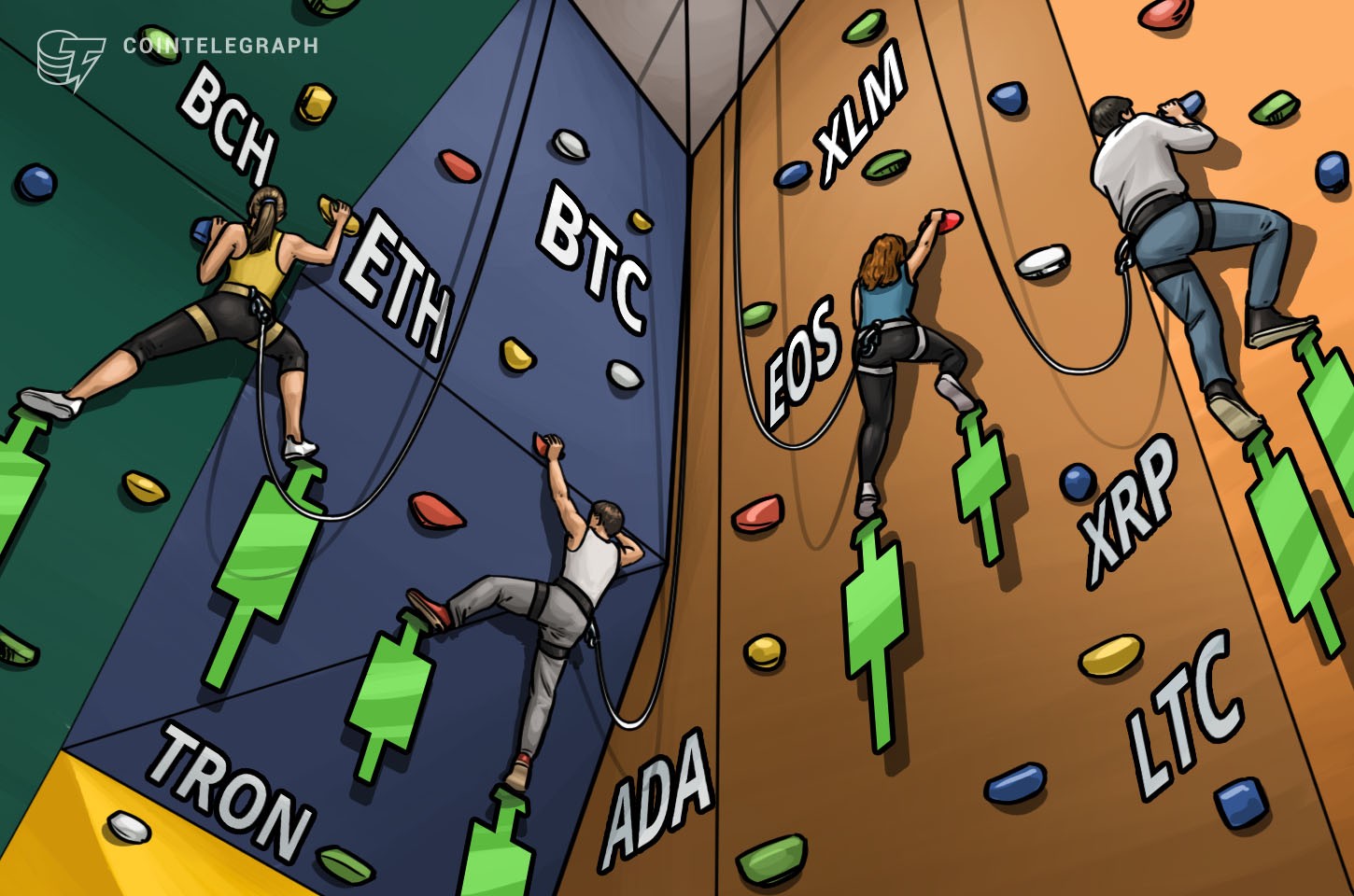 Bitcoin, Ethereum, Bitcoin Cash, Ripple, Stellar, Litecoin, Cardano, TRON, EOS: Análisis de precios, mayo 02