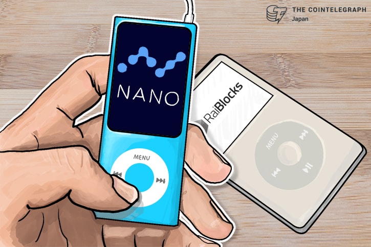 レイブロックス（XRB）がブランド刷新で「ナノ」に改名  一時20％急騰