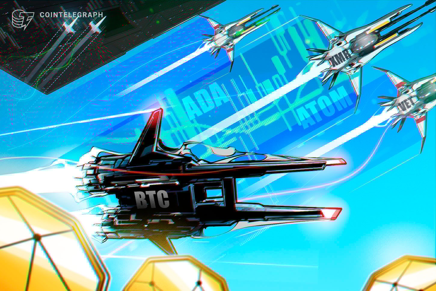 Las 5 principales criptomonedas para observar esta semana: BTC, ADA, XMR, ATOM, VET