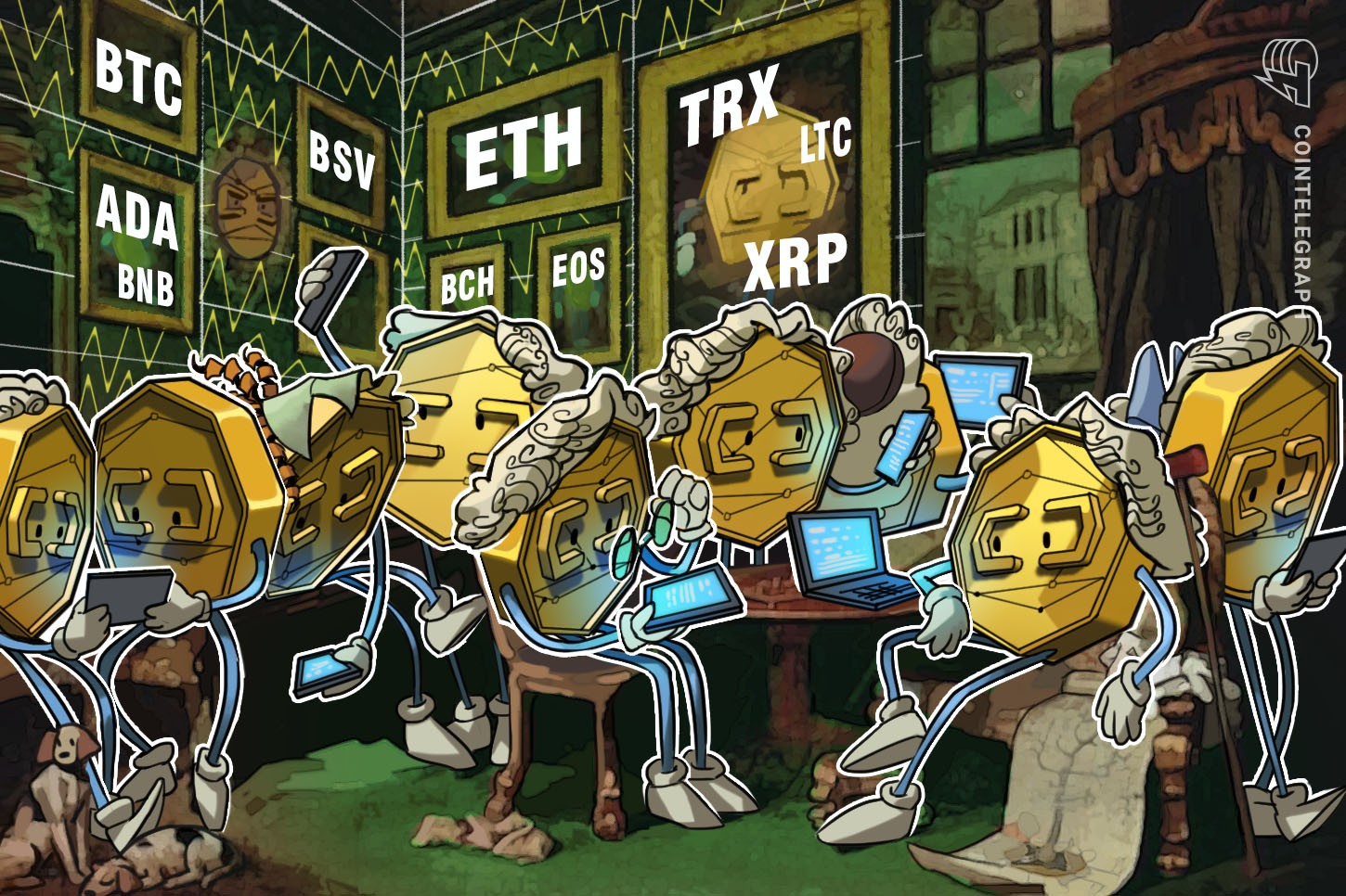 激しいプルバックの可能性も 仮想通貨ビットコイン・イーサリアム・リップル(XRP)のテクニカル分析