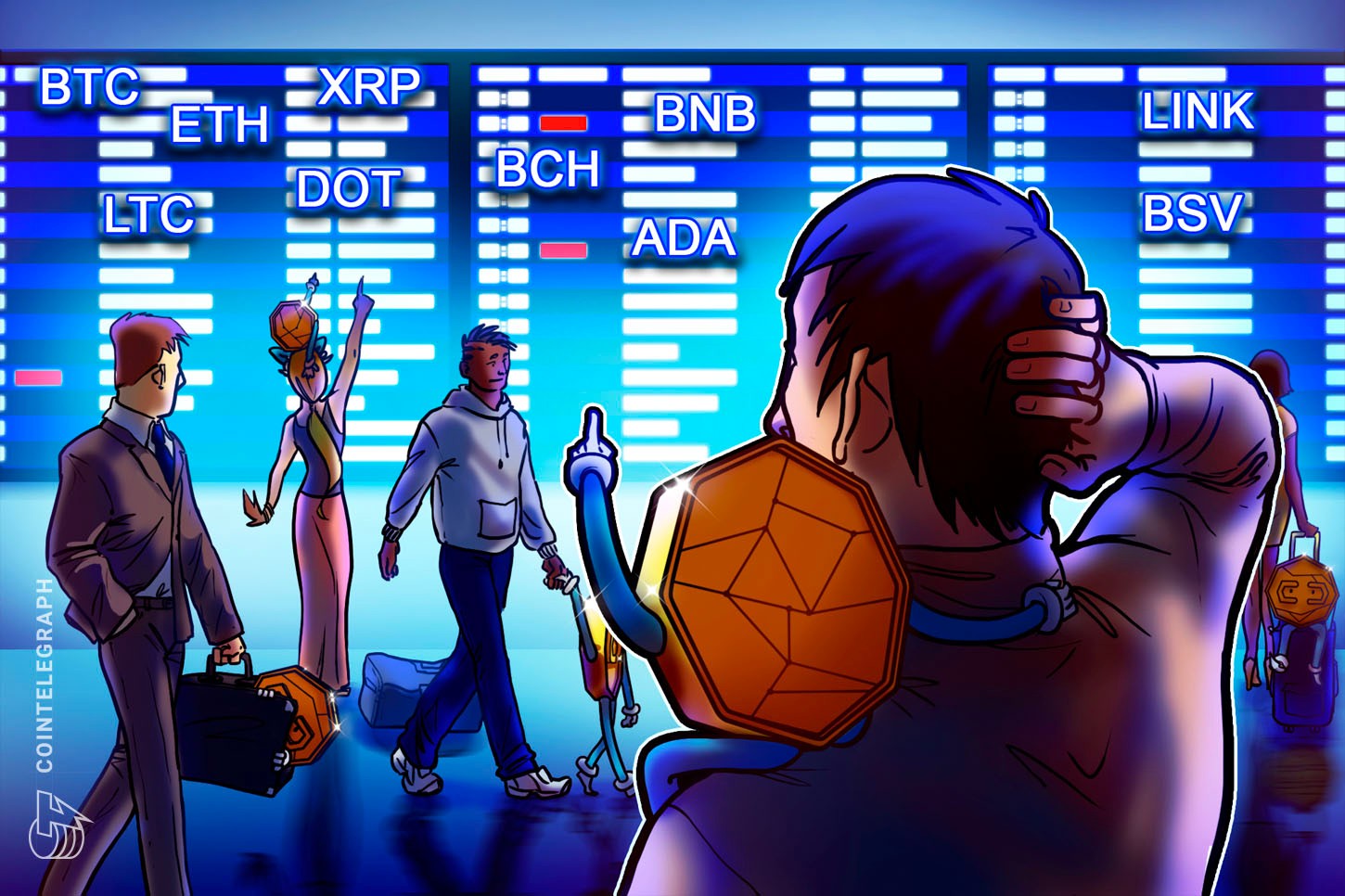 Análise de preço 14/10: BTC, ETH, XRP, BCH, BNB, LINK, DOT, ADA, LTC, BSV