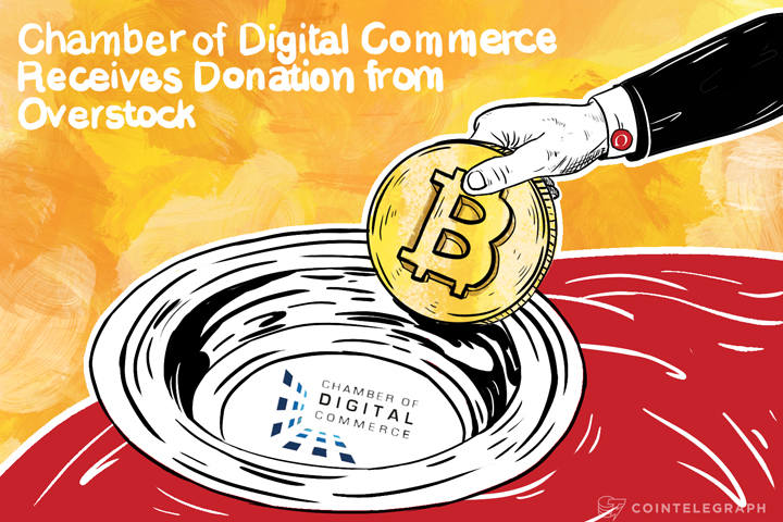 Chamber of Digital Commerce Receives Donation From Overstock