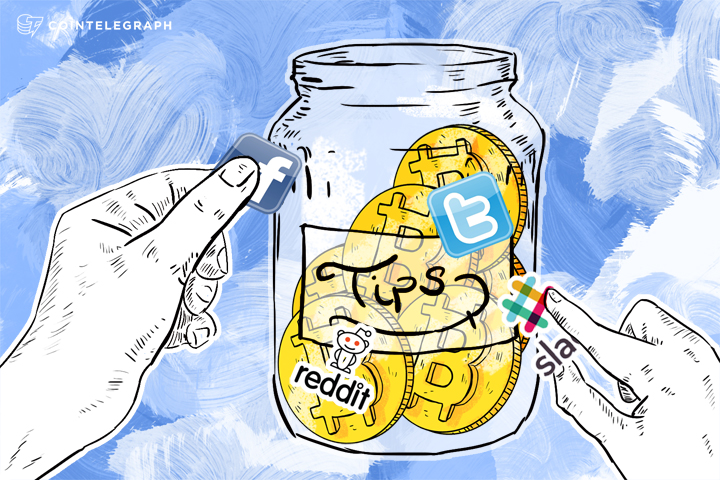 ChangeTip Adding Facebook And Slack