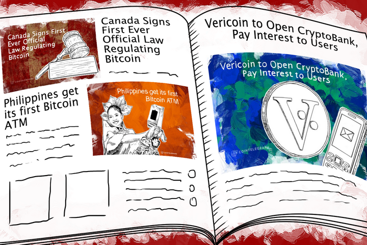 Weekend Roundup: Canada Regulates Bitcoin, a Filipino ATM, and Optimism Among VCs