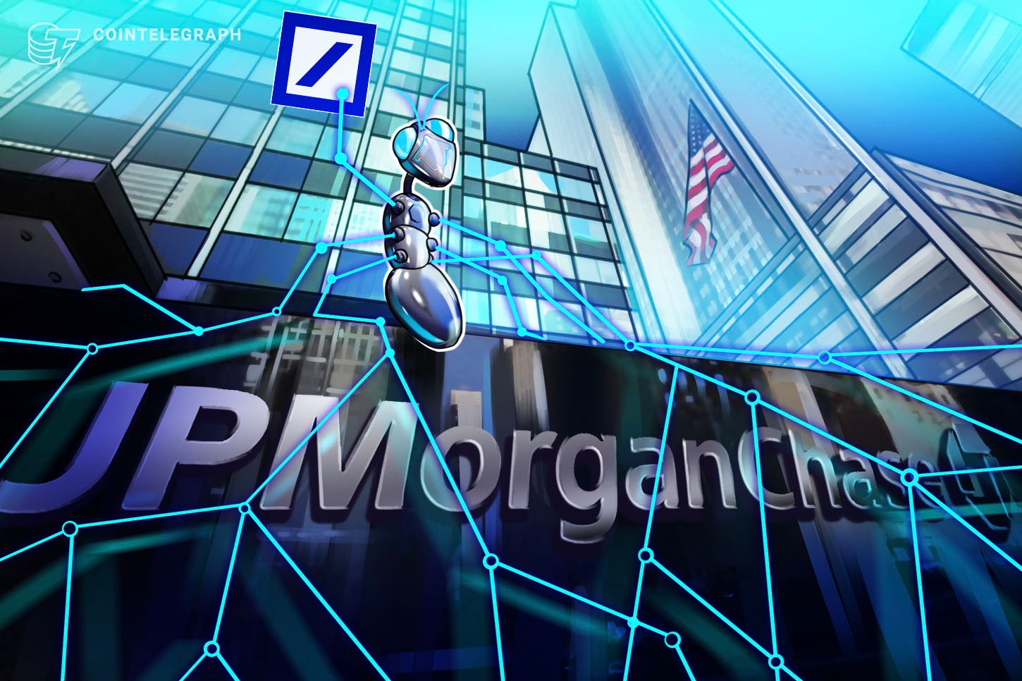 El mayor banco de Alemania se une a la red blockchain de JPMorgan