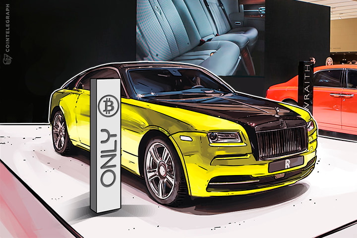 Rolls-Royce à venda - o dono quer Bitcoin