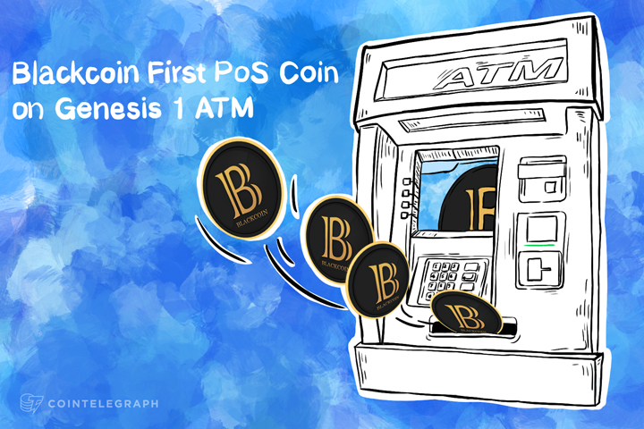 Blackcoin First PoS Coin on Genesis 1 ATM