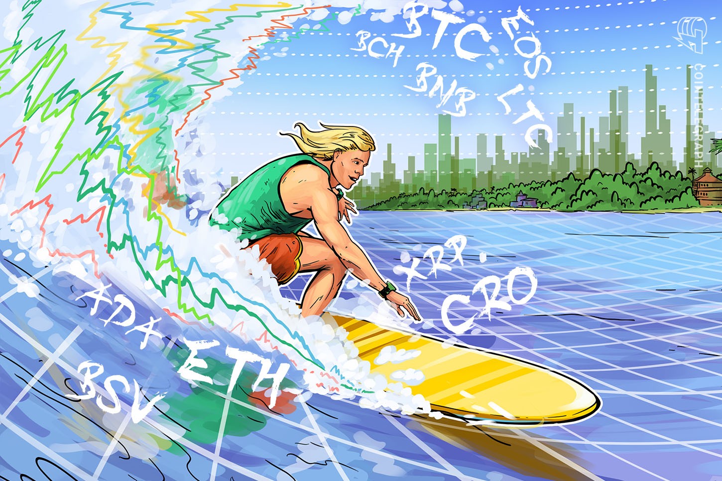 Análise de preços do Top 10 (6/7): BTC, ETH, XRP, BCH, BSV, LTC, ADA, BNB, CRO, EOS